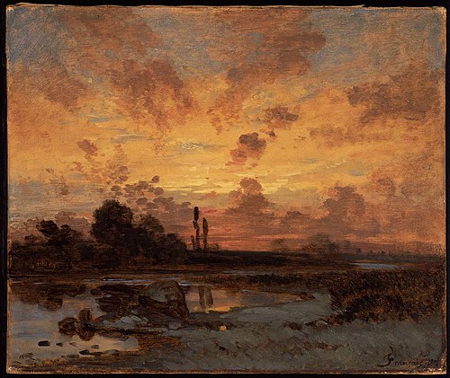 Sunset, 1878, François-Louis Français