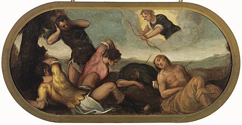 Apollo Shoots the Sons of Niobe, , Paul Véronèse