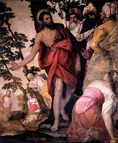 Prédication de Jean-Baptiste, 1562, Paul Véronèse