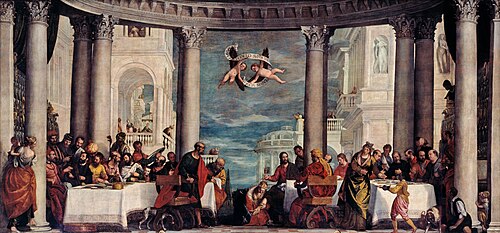 Le repas chez Simon le Pharisien, 1572, Paul Véronèse