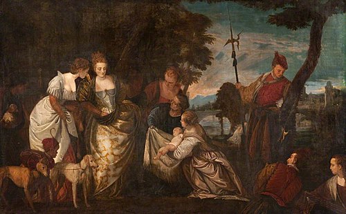 The Finding of Moses, 1650, Paul Véronèse