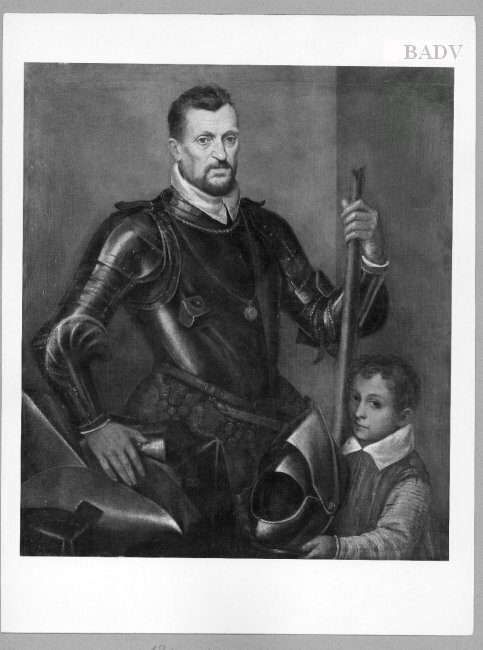 a knight with a boy, 1560, Paul Véronèse