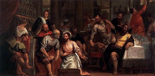 Christ Washing the Feet of the Disciples, 1584, Paul Véronèse