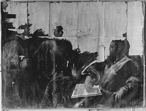 Trois personnages, 1850, Paul Véronèse