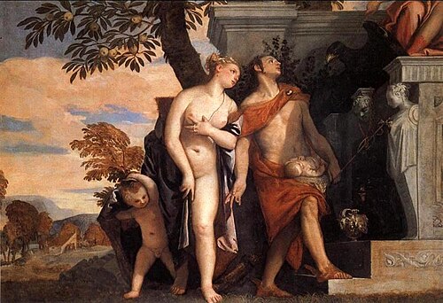 Vénus et Mercure présentant Antéros à Jupiter, 1562, Paul Véronèse