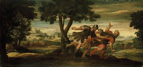 The Flight of Achior from the Camp of Holofernes, , Paul Véronèse