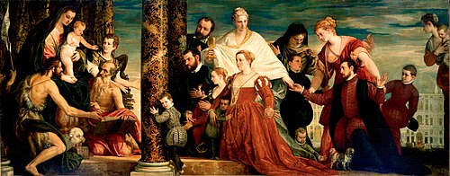 The Madonna of the Cuccina Family, 1571, Paul Véronèse