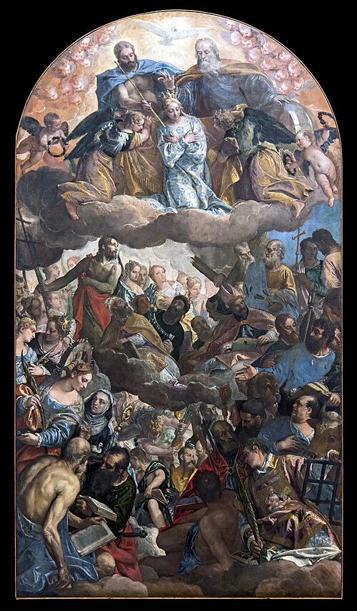 Le couronnement de la Vierge, , Paul Véronèse