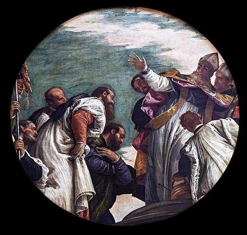San Nicolo reconnu évêque de Myra, , Paul Véronèse
