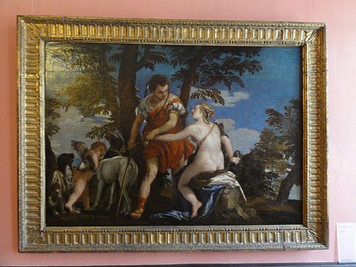 Adonis and Venus, 1561, Paul Véronèse