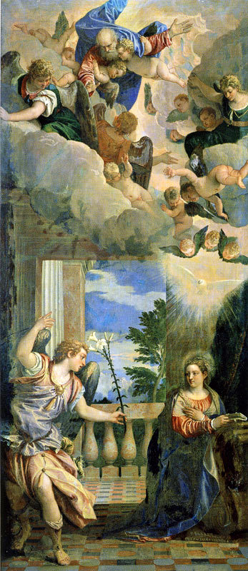 Annunciation, 1583, Paul Véronèse