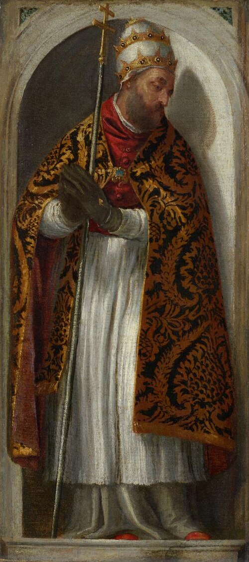 Papa Gregorio Magno, 1580, Paul Véronèse