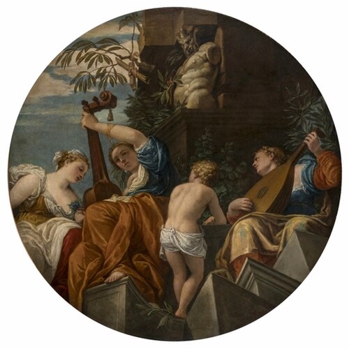 Music with various instruments and bizarre inventions, , Paul Véronèse