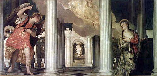Annonciation, 1556, Paul Véronèse