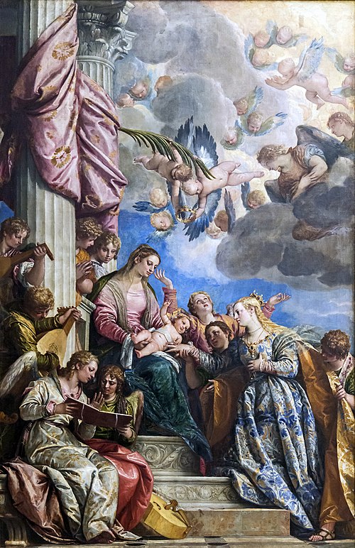 Le Mariage mystique de sainte Catherine, 1575, Paul Véronèse