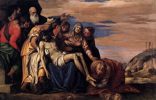 Lament over the Dead Christ, 1540, Paul Véronèse