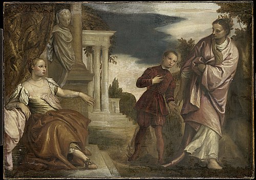 The Choice between Virtue and Passion, 1500, Paolo Veronese