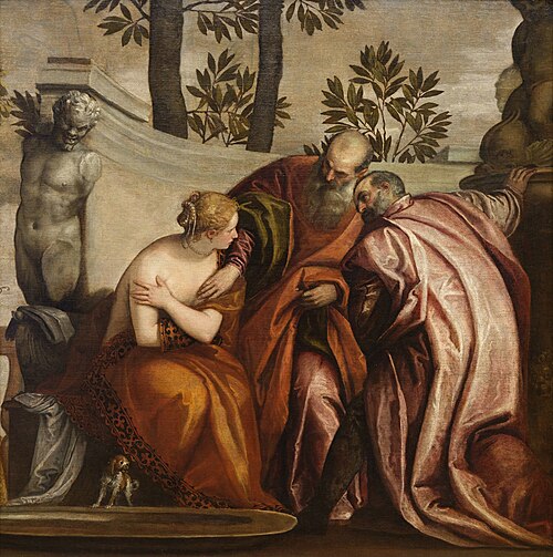 Susannah and the Elders, 1600, Paolo Veronese