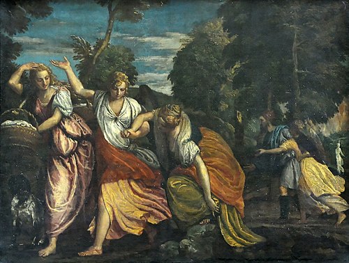 The Flight of Loth, 1550, Paolo Veronese