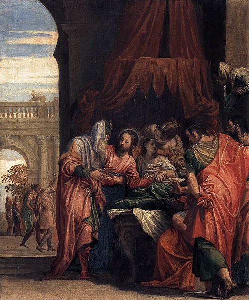 The Raising of Jairus' daughter, 1546, Paolo Veronese
