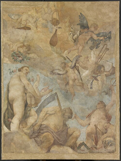 The Olympians: Venus, Saturn and Mercury, 1557, Paolo Veronese