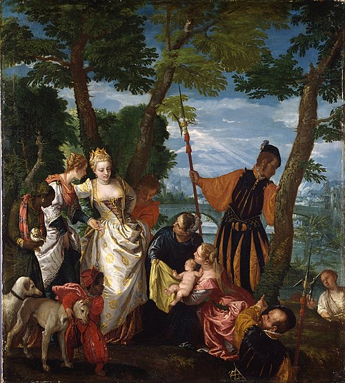Moïse sauvé des eaux, 1550, Paul Véronèse
