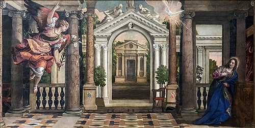 The Annunciation, 1578, Paolo Veronese