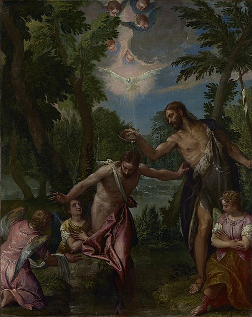 The Baptism of Christ, 1580, Paolo Veronese