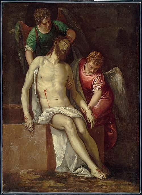 The Dead Christ Supported by Angels, 1584, Paolo Veronese