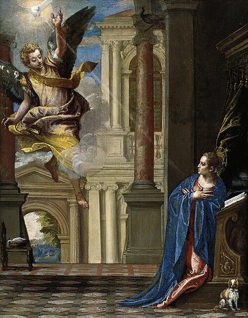 L'Annonciation, 1560, Paul Véronèse