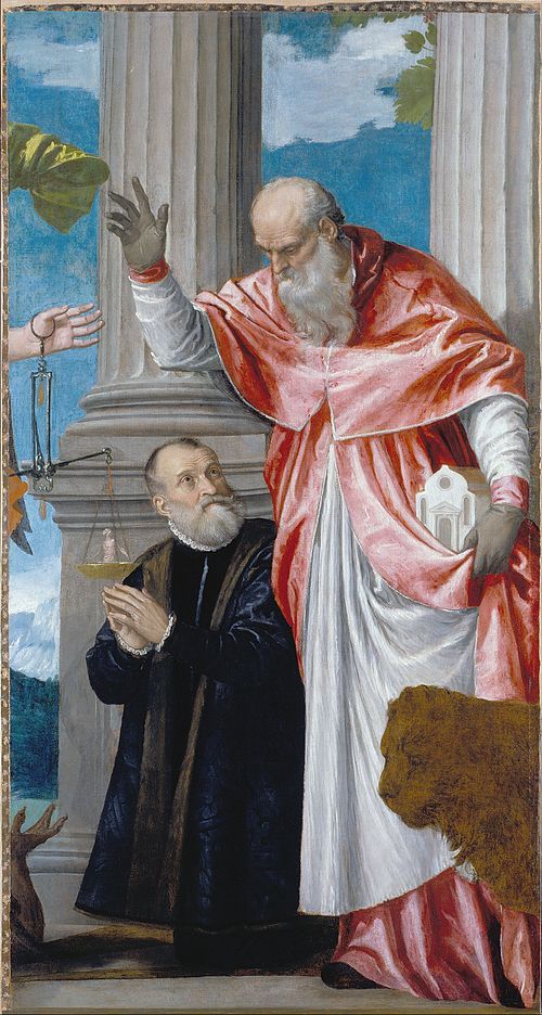 Saint Jerome and a Donor, 1563, Paolo Veronese