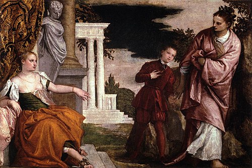 Young Man between Vice and Virtue, 1580, Paul Véronèse