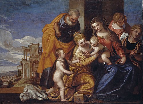 Mystic marriage of St. Catherine, 1565, Paolo Veronese