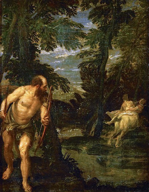 Hercules, Deianira and the Centaur Nessus, 1586, Paolo Veronese