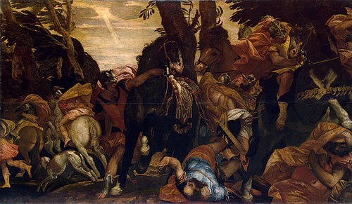 Conversion of Saul, 1570, Paolo Veronese