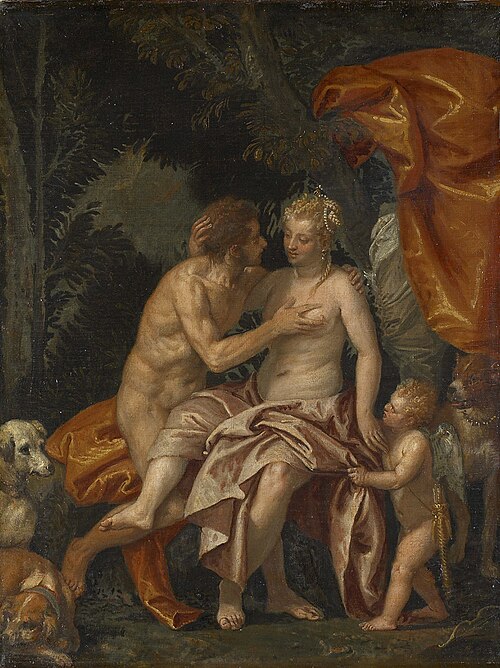 Venus and Adonis, 1586, Paolo Veronese