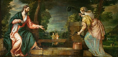 Christ and the Woman of Samaria, 1585, Paolo Veronese