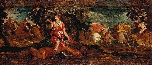 David Victorious Over Goliath, 1567, Paolo Veronese
