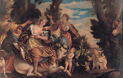 L'enlèvement d'Europe, 1581, Paul Véronèse