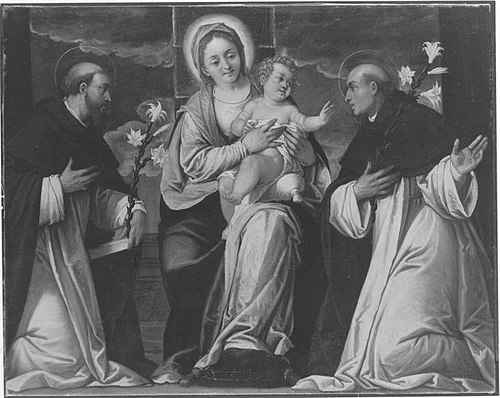 Maria mit Kind und zwei Heiligen, 1558, Paolo Veronese