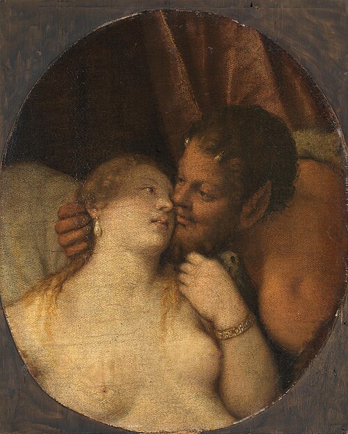 Jupiter and Antiope, 1558, Paolo Veronese