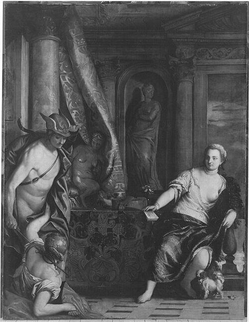 Merkur, Herse und Aglauros, 1558, Paolo Veronese