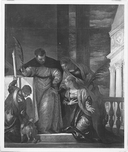 Szene aus dem Leben der hl. Klara (?), 1558, Paolo Veronese