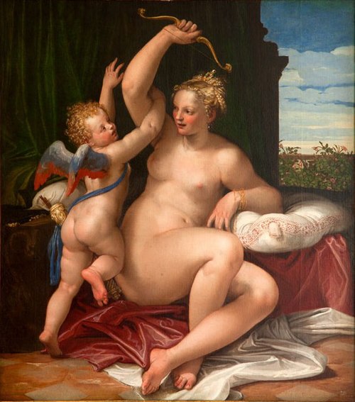 Vénus désarmant Cupidon, 1550, Paul Véronèse