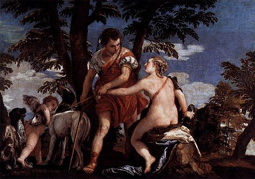 Vénus et Adonis, 1562, Paul Véronèse