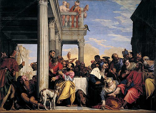 Mahl im Haus des Simeon, , Paolo Veronese