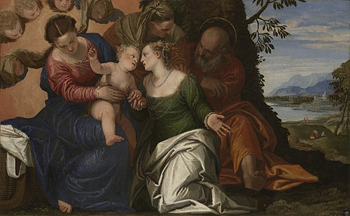 The Mystic Marriage of Saint Catherine of Alexandria, 1550, Paolo Veronese