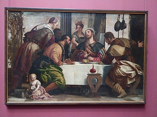 Christus mit den Jüngern in Emmaus, 1560, Paolo Veronese