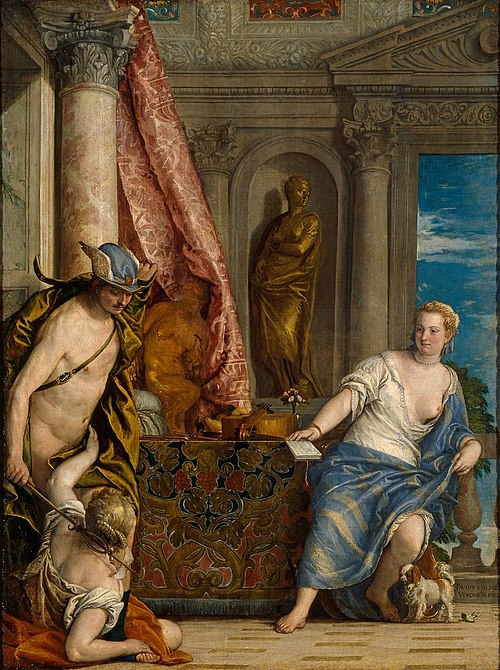 Hermes, Herse and Aglauros, 1580, Paul Véronèse