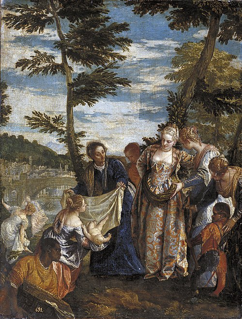 The Finding of Moses, 1580, Paolo Veronese